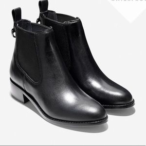 Cole haan black chelsea boots